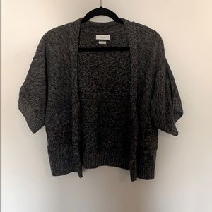 Dark gray shirt sleeve sweater